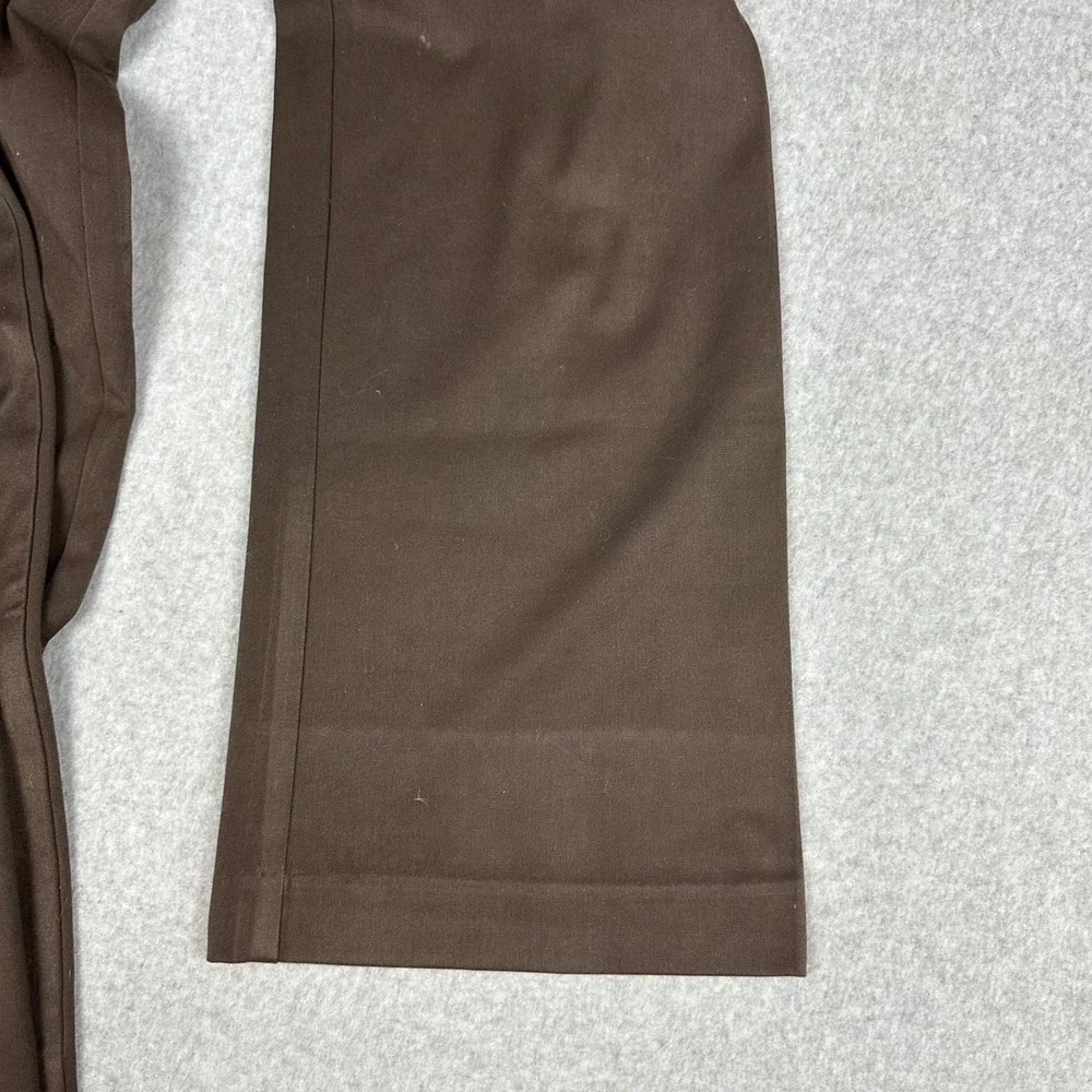Ann‎ Taylor Curvy Fit Trousers Brown Straight Leg Work Pants Size 6